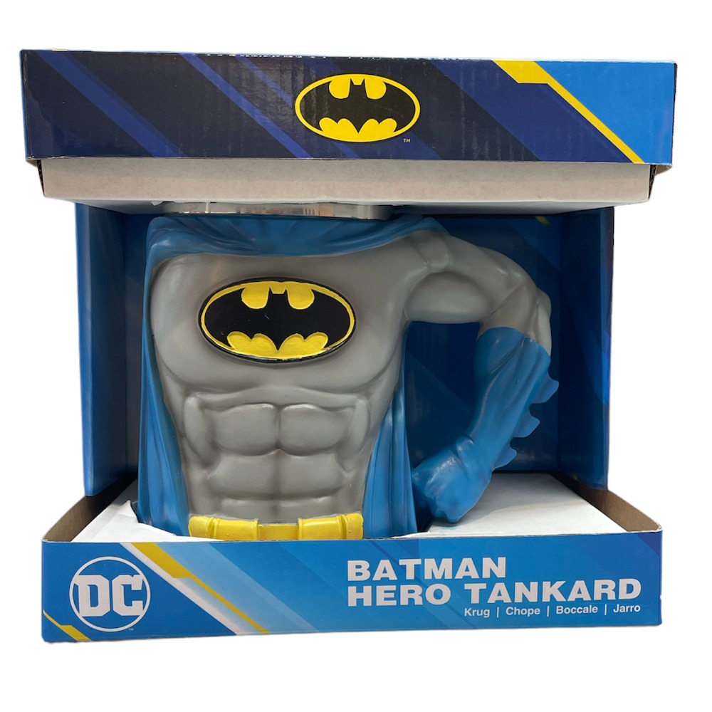 Nemesis Now Official Batman Hero Tankard - 16.3cm Resin Mug With Hand-Painted Detail - View #2